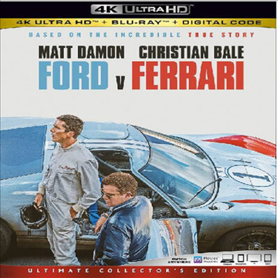 Ford V Ferrari ( V ) (4K Ultra HD+Blu-ray)(ѱ۹ڸ)