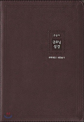 개역개정 큰글자 굿모닝성경&새찬송가(특중/합본/색인/지퍼/다크브라운)