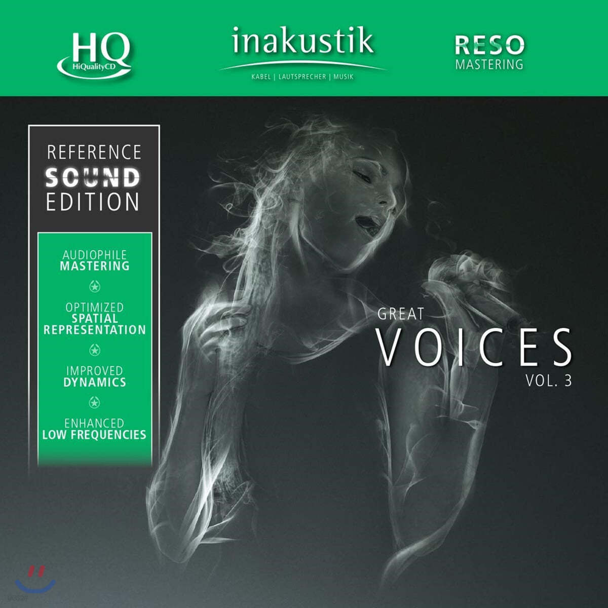 Inakustik 레이블 오디오 테스트용 보컬 사운드 3집 (Great Voices Vol.3) [HQCD]