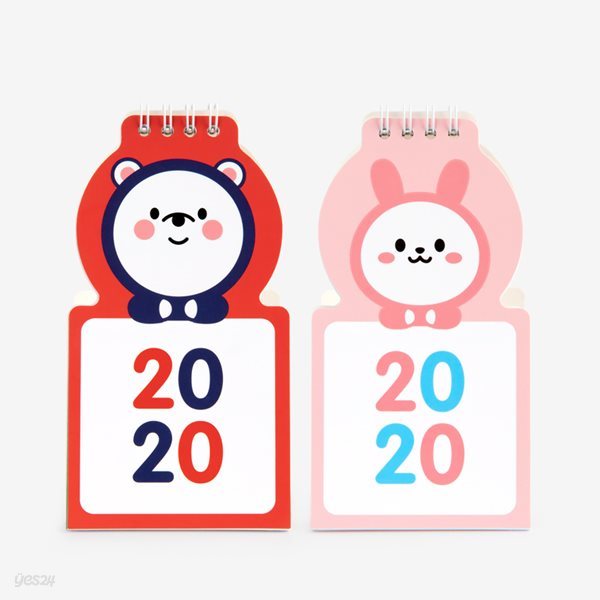 [휠라] 2020년도 워니프렌즈 미니 탁상캘린더