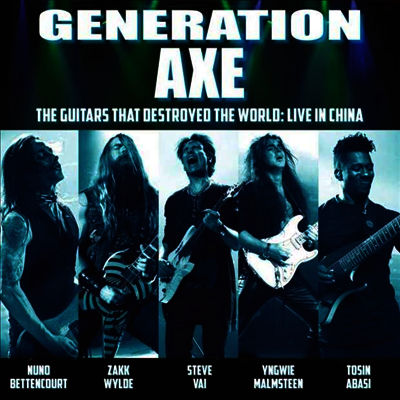 Nuno Bettencourt,Zakk Wylde,Steve Vai,Yngwie Malmsteen,Tosin Abasi,Generation Axe — Generation Axe: Guitars That Destroyed That World - Live in China (Gatefold) 앨범 커버