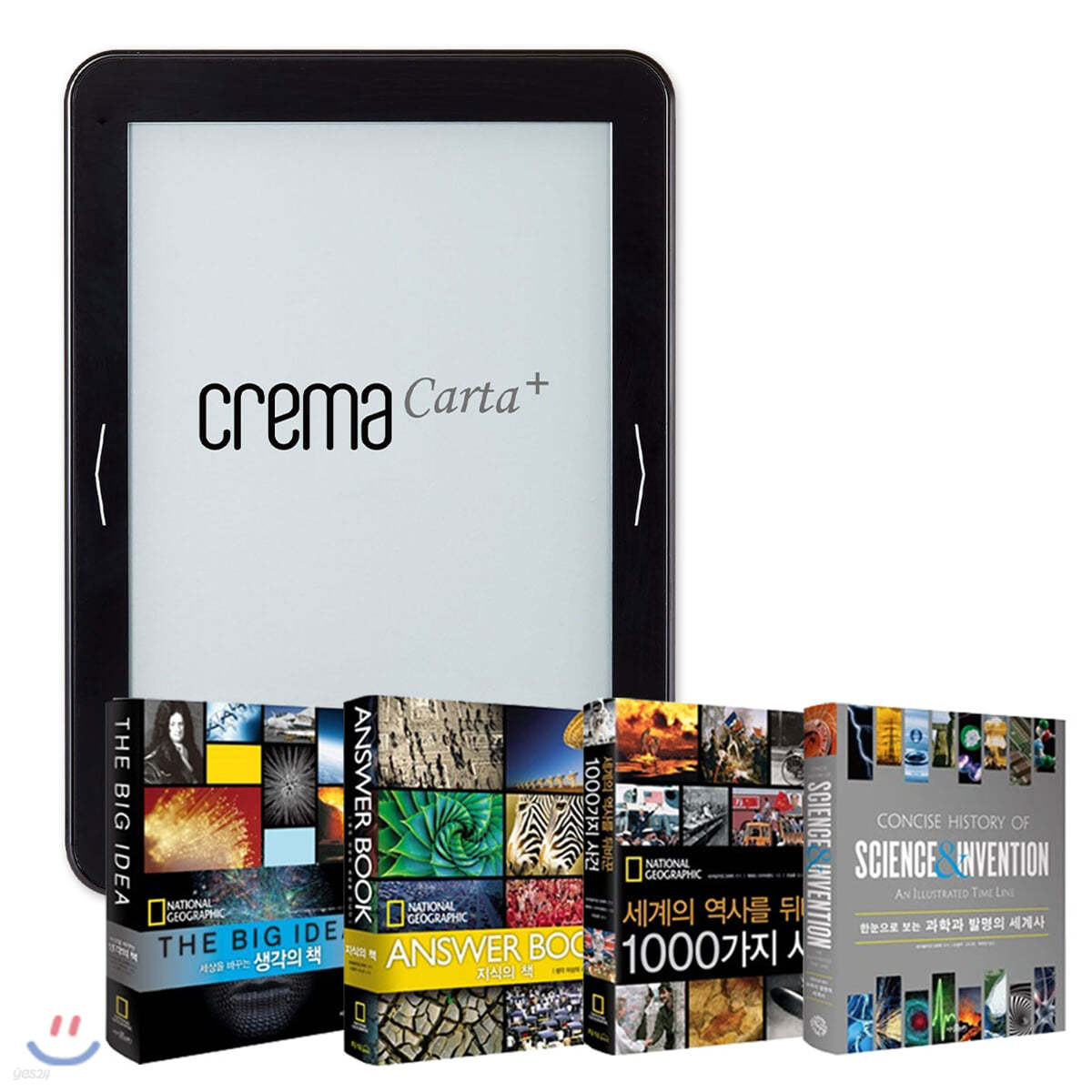 예스24 크레마 카르타 플러스 (crema carta+) + [[에디션] New 내셔널지오그래픽 세상의 모든 지식 4종] eBook 세트