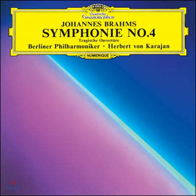 Herbert von Karajan :  4,   (Brahms: Symphony Op. 98, Tragische Ouverture)