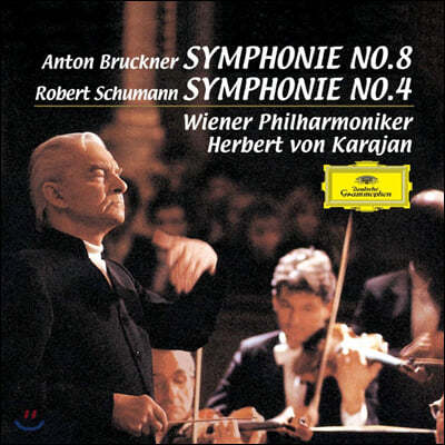 Herbert von Karajan ũ:  8 / :  4 (Bruckner: Symphony No. 8 / Schumann: Symphony Op. 120)