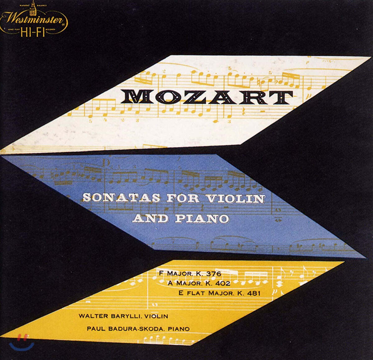 Walter Barylli / Paul Badura-Skoda 모차르트: 바이올린 소나타 (Mozart: Violin Sonatas K.376, 402, 481)