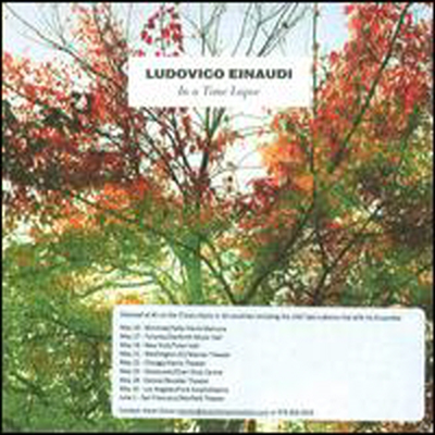 루도비코 에이나우디: 시간의 경과 (Ludovico Einaudi: In A Time Lapse) (Digipack)(CD) - Ludovico Einaudi