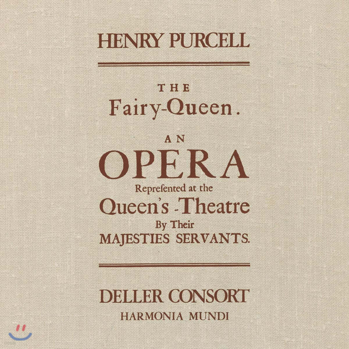 Alfred Deller 퍼셀: 오페라 '요정 여왕' (Purcell: The Fairy Queen) [3LP]