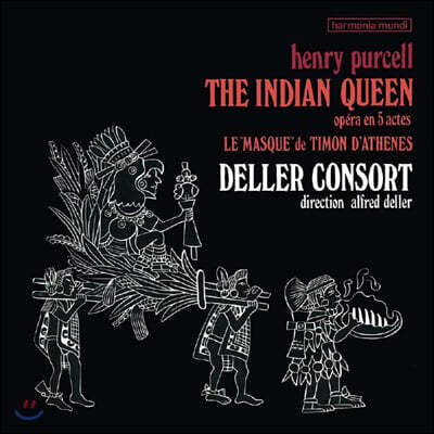 Alfred Deller — Alfred Deller 퍼셀: 5막 오페라 '인도 여왕' (Purcell: The Indian Queen) 앨범 커버