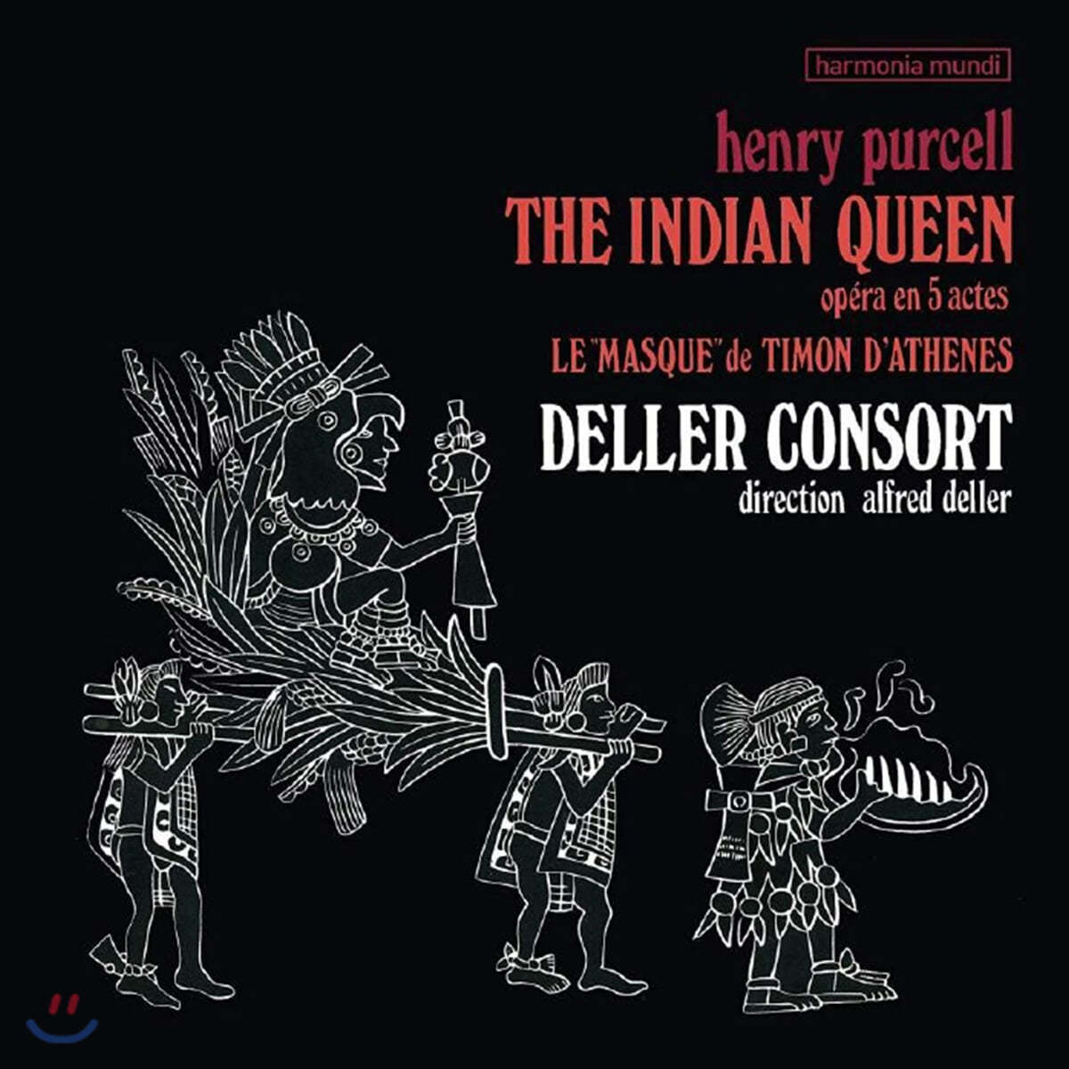 Alfred Deller 퍼셀: 5막 오페라 &#39;인도 여왕&#39; (Purcell: The Indian Queen) [2LP]