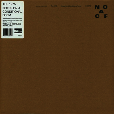 The 1975 — Notes On A Conditional Form 앨범 커버