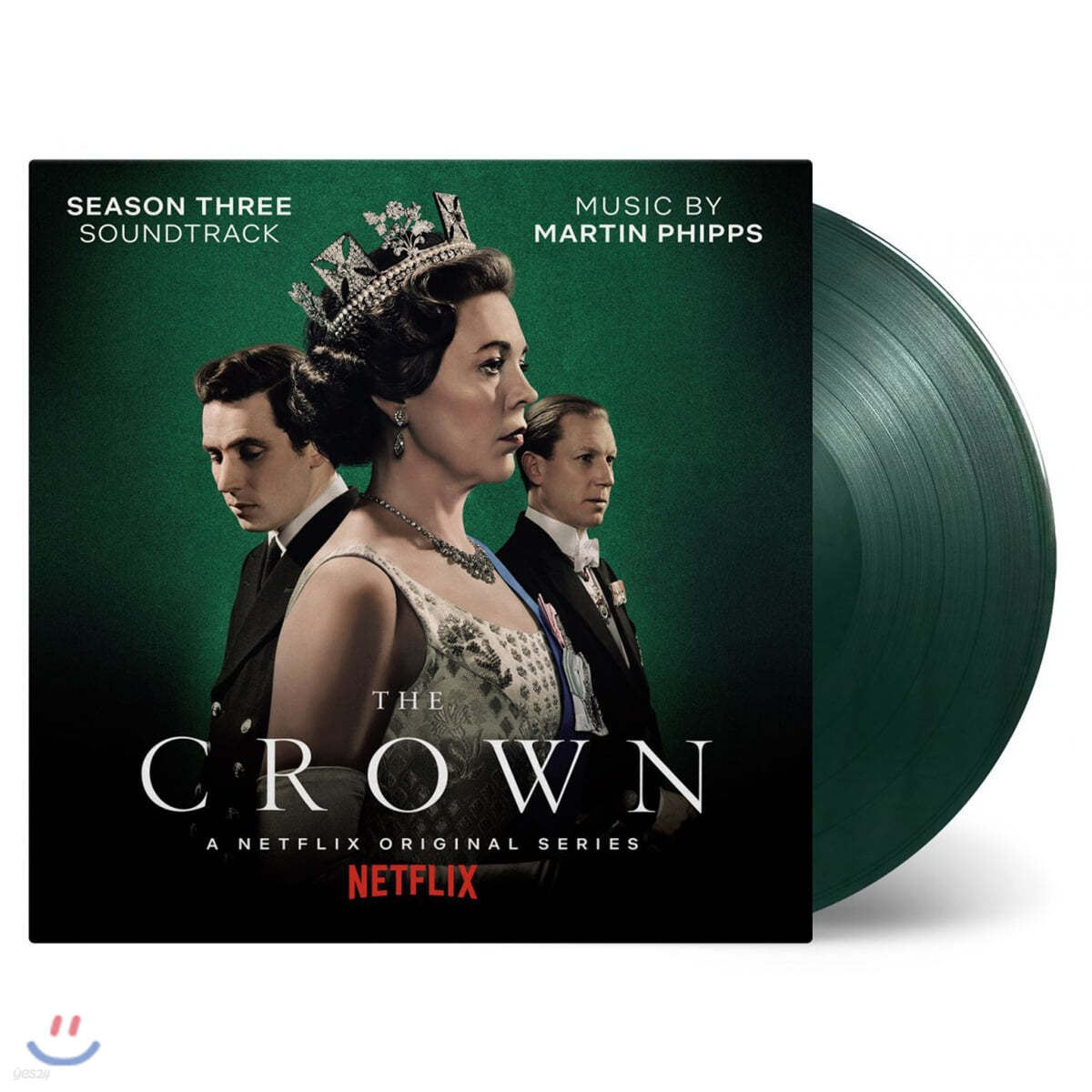 더 크라운 시즌3 드라마음악 (The Crown: Season 3 Soundtrack) [그린 마블 컬러 LP]