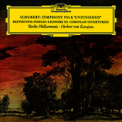 Herbert von Karajan — 슈베르트: 교향곡 8번 '미완성' (Schubert: Symphony No.8 'Unfinished') - Herbert von Karajan 앨범 커버