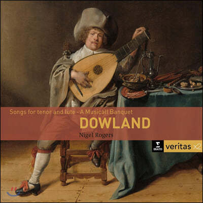 Nigel Rogers 다울랜드: 테너와 류트를 위한 노래, 음악의 연회 (Dowland: Songs for tenor and lute)