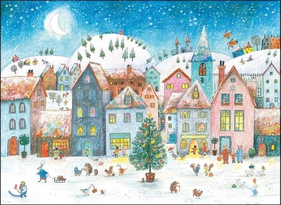 Winter Village Advent Calendar