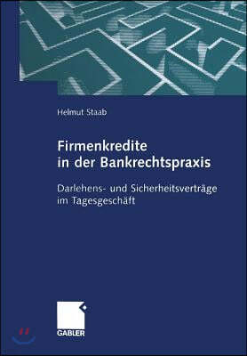 Firmenkredite in Der Bankrechtspraxis: Darlehens- Und Sicherheitsvertrage Im Tagesgeschaft