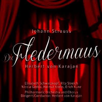 J. 슈트라우스: 오페레타 '박쥐' (J. Strauss: Die Fledermaus) (2CD) - Elisabeth Schwarzkopf