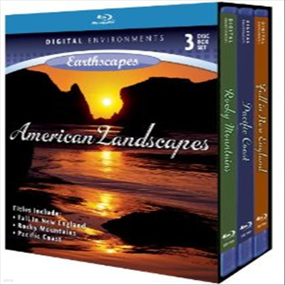 Living Landscapes: American Landscapes (̱ ǳ) (ѱ۹ڸ)(3Blu-ray) (2010)