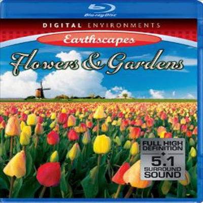 Living Landscapes: Earthscapes - Flowers & Gardens (ɰ  ǳ) (ѱ۹ڸ)(Blu-ray) (2009)