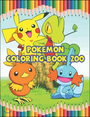 Pokemon Coloring Book 200: Best Coloring Book Gifts For Kids Ages 4-8 9-12