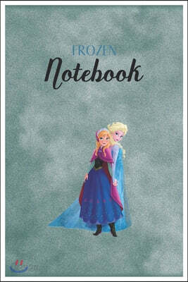Frozen Notebook: Disney Frozen 2 Olaf And Sven Disney Frozen Blank Ruled Elsa Princess Frozen Notebook for Girls with 120 Pages of 6in