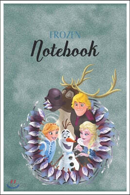 Frozen Notebook: Disney Frozen 2 Olaf Profound Thinker Disney Frozen Blank Ruled Elsa Princess Frozen Notebook for Girls with 120 Pages