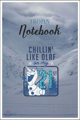 Frozen Notebook: Disney Frozen 2 Olaf Sven And Kristoff Patches Disney Frozen Blank Ruled Elsa Princess Frozen Notebook for Girls with