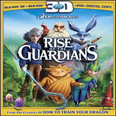 Rise of the Guardians () (ѱ۹ڸ)(Blu-ray 3D+Blu-ray+DVD+Digital Copy+UltraViolet) (2012)