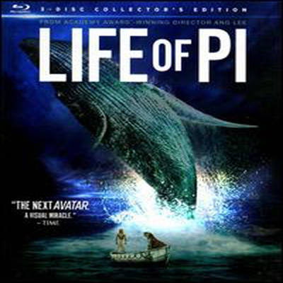 Life Of Pi ( ̾߱) (Blu-ray 3D+Blu-ray+DVD+Digital Copy+Ultraviolet)(ѱ۹ڸ) (2012)