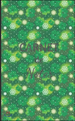 Carnet de notes: Carnet de notes tr?fles ? quatre feuilles - Id?e cadeau original pour filles & femmes - Journal lign? - 5 x 8 pouces (