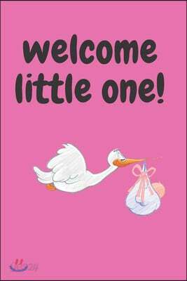 welcome little one!: 6x9 journal for welcoming a new baby boy or girl gift to celebrate new baby