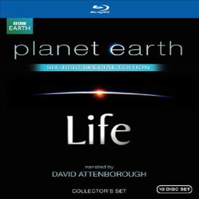 Life / Planet Earth: Special Edition : Both Narrated by David Attenborough (:ִ ) (ѱ۹ڸ)(Blu-ray) (2011)