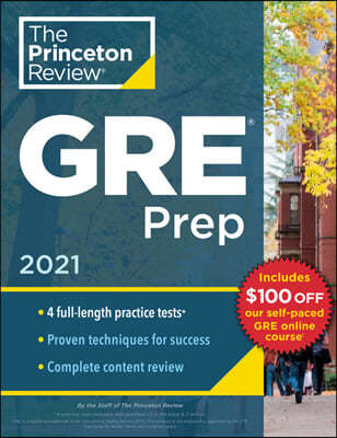 Princeton Review GRE Prep, 2021