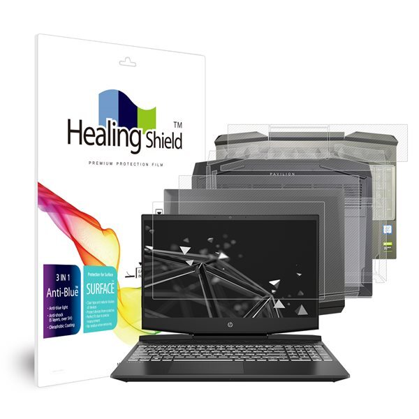 HP 파빌리온 게이밍 15-dk0165tx 블루라이트차단 액정보호필름1매 외부3종 세트