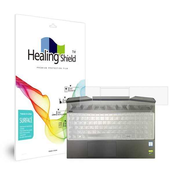 HP 파빌리온 게이밍 15-dk0165tx 무광 외부보호필름 팜레스트/터치패드2매