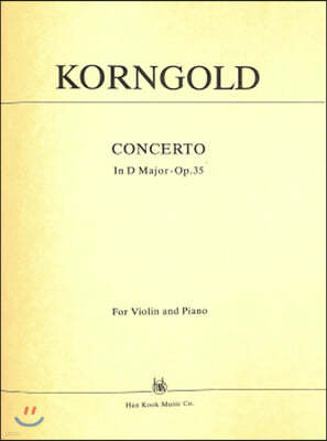코른골드 바이올린 협주곡 라장조 Op.35