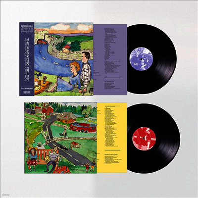 Magnetic Fields — The Wayward Bus / Distant Plastic Trees 앨범 커버