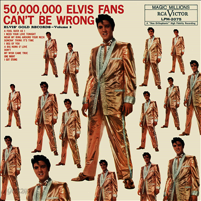 Elvis Presley - 50,000,000 Elvis Fans Can't Be Wrong: Elvis' Gold Records Vol. 2 (140g LP)(Digital Download Card)
