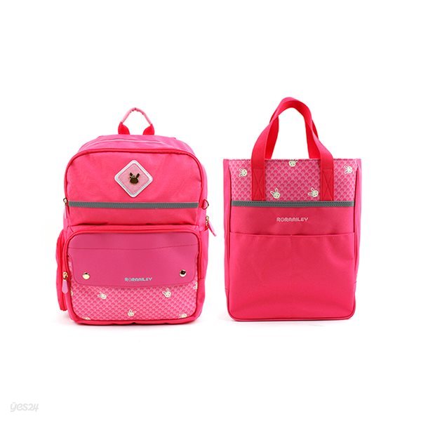 로라앨리 토브 책가방세트 핑크색 초등학생 보조가방
