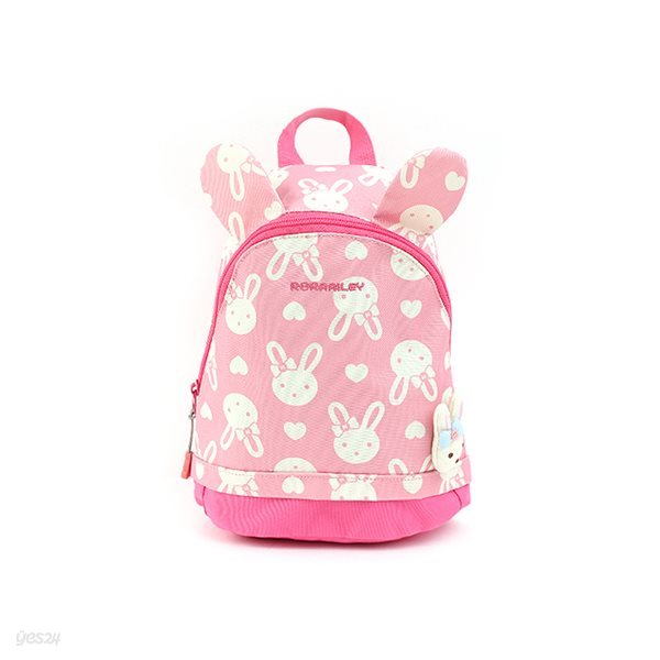 로라앨리 앤 백팩 귀여운 토끼 캐릭터 핑크 가방