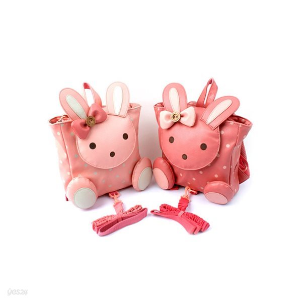 로라앨리 오웬백 귀여운 토끼 핑크 가방