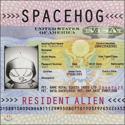 Spacehog — Resident Alien 앨범 커버