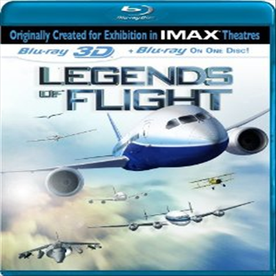 IMAX: Legends of Flight (ѱ۹ڸ)(Single-Disc Blu-ray 3D/Blu-ray Combo) (帲  ī) (2011)