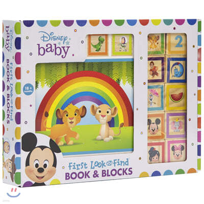 Disney Baby First Look and Find Book & Blocks