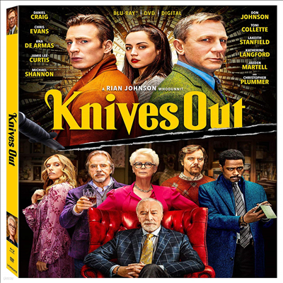 Knives Out (나이브스 아웃) (한글무자막)(Blu-ray+DVD)