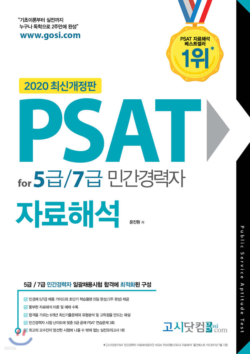 2020 PSAT for 5급/7급 민간경력자 자료해석
