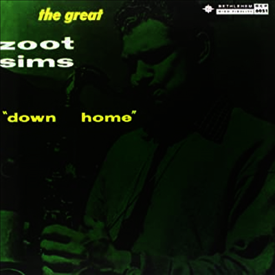 Zoot Sims — Down Home (Remastered) 앨범 커버