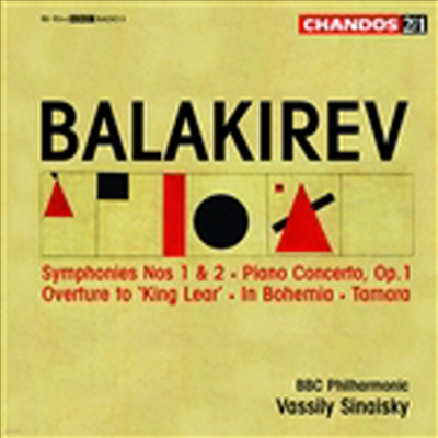 ߶Ű :  1-2, ǾƳ ְ 1, ' '  (Balakirev : Symphony No.1-2, Piano Concerto No.1, Overture 'King Lear') (2CD) - Vassily Sinaisky