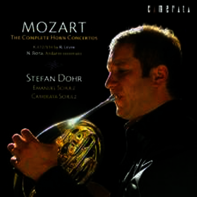 모차르트 : 호른 협주곡 전곡 1-4번 & 니노 로타 : 안단테 소스테누토 (Mozart : Horn Concertos Nos.1-4)(CD) - Stefan Dohr