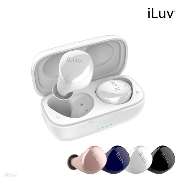 iLuv 버블검 에어 완전무선 블루투스 이어폰 화이트