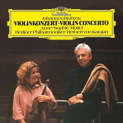 Anne-Sophie Mutter — 브람스: 바이올린 협주곡 (Brahms: Violin Concerto) - Anne-Sophie Mutter 앨범 커버